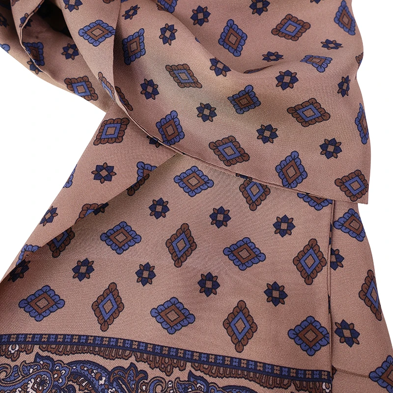 City Sport Zijde Shawl | Taupe Raf Print | www.pietkoopmans.nl