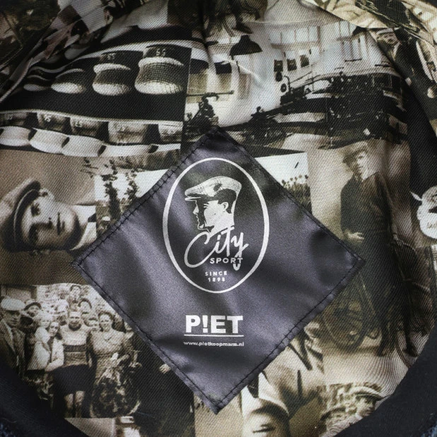 City Sport Flat Cap Cashmere | Blauw Geruit | www.pietkoopmans.nl