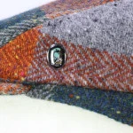 City Sport Flat Cap | Oranje Groen Geblokt | www.pietkoopmans.nl