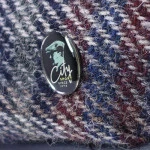 City Sport Flat Cap Donegal | Raf Bordeaux Geruit | www.pietkoopmans.nl