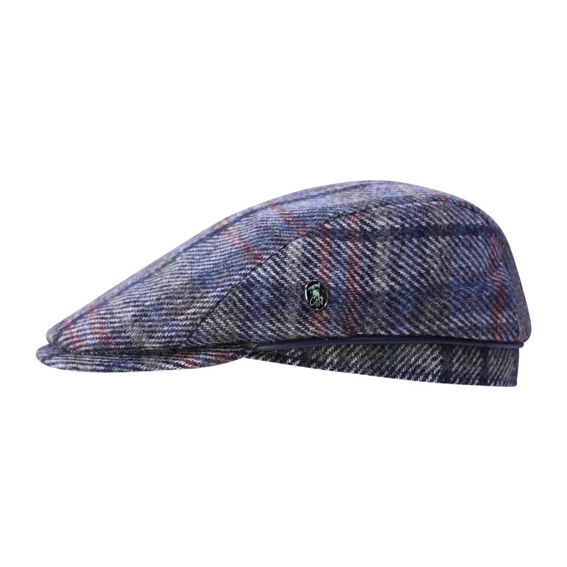 City Sport Flat Cap Donegal | Raf Bordeaux Geruit | www.pietkoopmans.nl