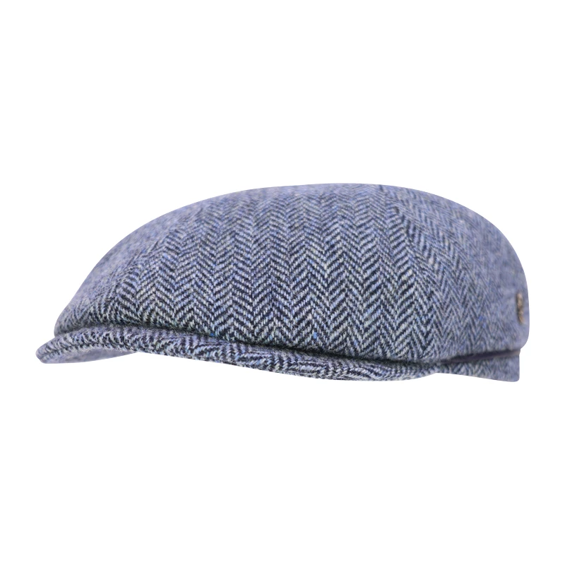 City Sport Winter Flatcap | Blauw Tinten | www.pietkoopmans.nl