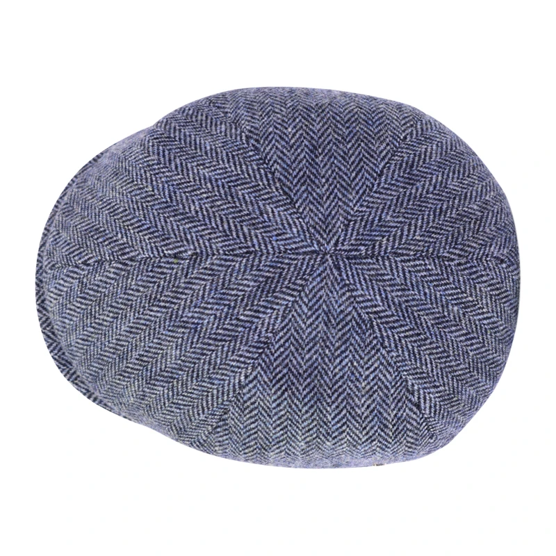 City Sport Winter Flatcap | Blauw Tinten | www.pietkoopmans.nl
