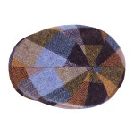 City Sport Winter Flat Cap | Lichtblauw Geblokt | www.pietkoopmans.nl