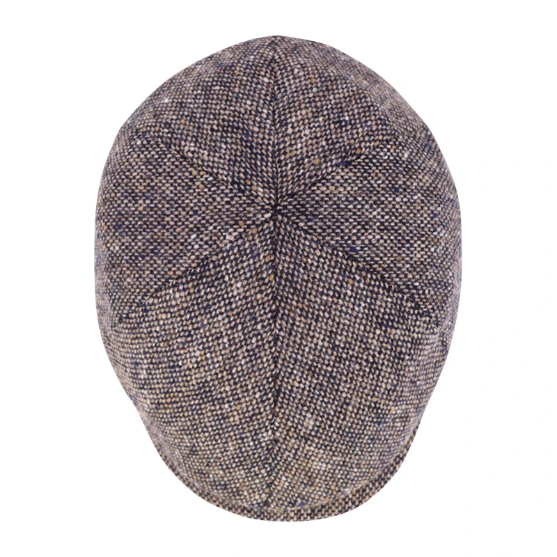 City Sport Winter Flatcap | Bruin Marine Gerstekorrel | www.pietkoopmans.nl