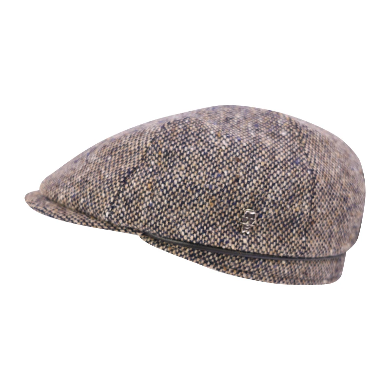 City Sport Winter Flatcap | Bruin Marine Gerstekorrel | www.pietkoopmans.nl