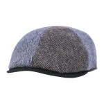 City Sport Winter Flatcap | Blauw Patchwork | www.pietkoopmans.nl