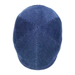 City Sport Flatcap Rib | Jeansblauw | www.pietkoopmans.nl