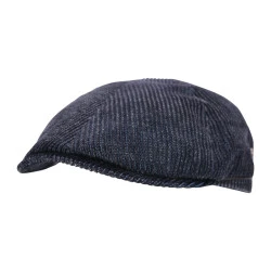 City Sport Flatcap Rib | Nachtblauw