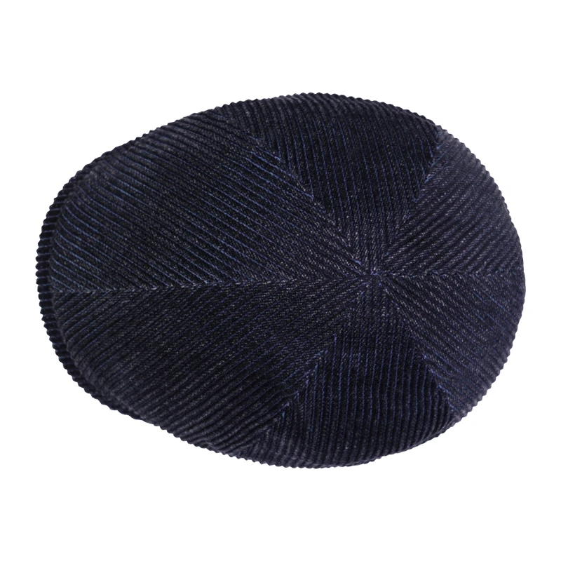 City Sport Flatcap Rib | Nachtblauw | www.pietkoopmans.nl
