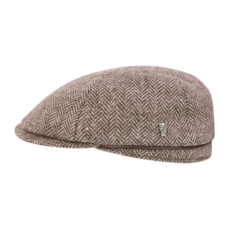 City Sport Winter Flatcap | Bruin Tinten | www.pietkoopmans.nl