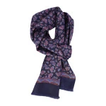 City Sport Zijde Shawl | Marine Paisley | www.pietkoopmans.nl