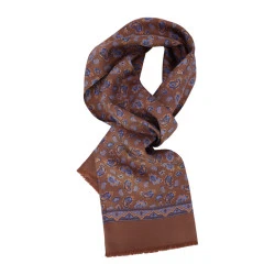 City Sport Zijde Shawl | Bruin Paisley