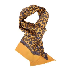 City Sport Zijde Shawl | Geel Paisley