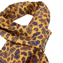 City Sport Zijde Shawl | Geel Paisley