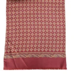 City Sport Zijde Modaal Shawl | Bordeaux Camel  Medallions | www.pietkoopmans.nl