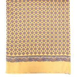 City Sport Zijde Modaal Shawl | Geel Bruin Medallions | www.pietkoopmans.nl