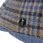 City Sport Zomer Flat Cap | Lichtblauw Geruit | www.pietkoopmans.nl