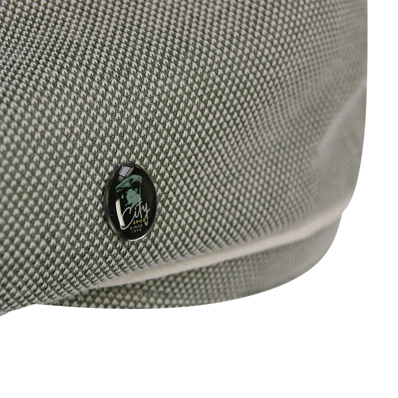 City Sport Zomer Flat Cap | Olijf Gemeleerd | www.pietkoopmans.nl