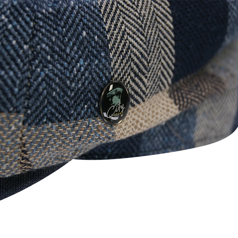 City Sport Zomer Flat Cap | Zijde Patchwork | www.pietkoopmans.nl