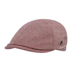 City Sport Zomer Flat Cap | Rood Gerstekorrel