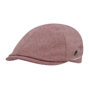 City Sport Zomer Flat Cap | Rood Gerstekorrel