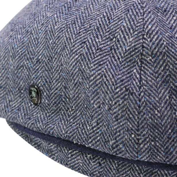 City Sport Zomer Flat Cap | Marine Twill | www.pietkoopmans.nl
