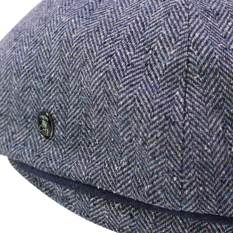 City Sport Zomer Flat Cap | Marine Twill | www.pietkoopmans.nl
