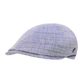 City Sport Zomer Flat Cap | Lichtblauw Ecru