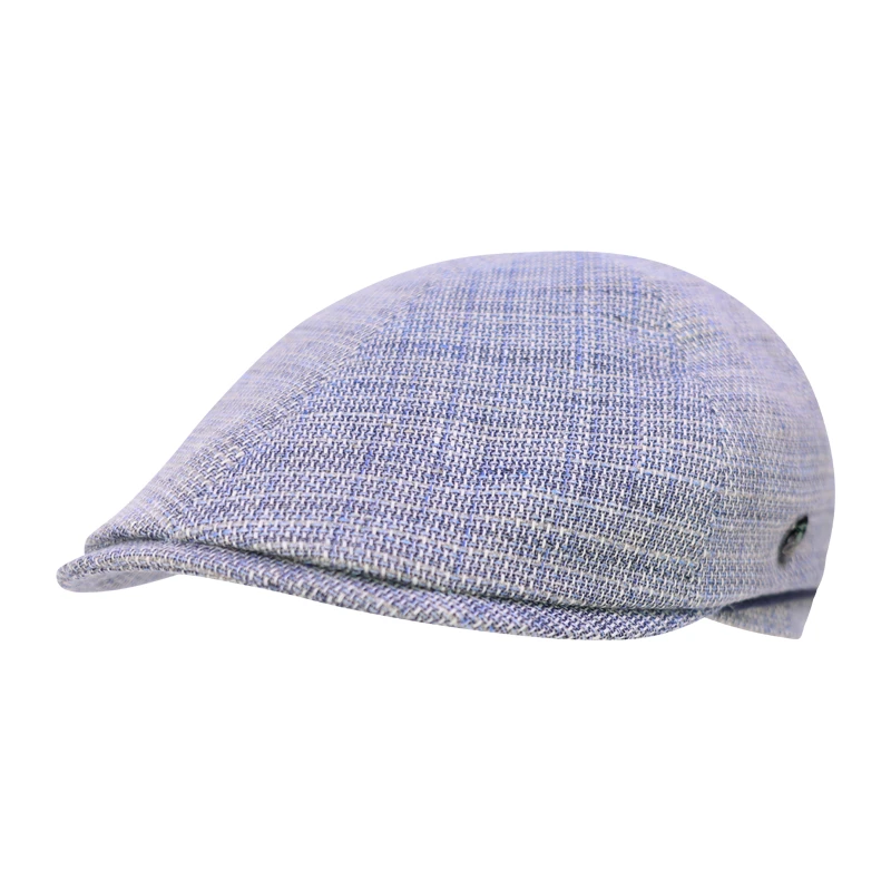 City Sport Zomer Flat Cap | Lichtblauw Ecru | www.pietkoopmans.nl