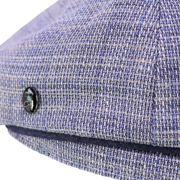 City Sport Zomer Flat Cap | Lichtblauw Ecru | www.pietkoopmans.nl