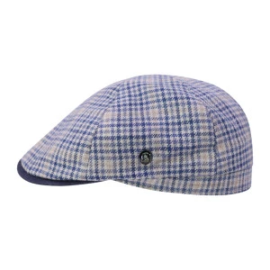 City Sport Zomer Flat Cap | Zijde Marine Geruit
