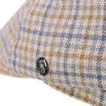 City Sport Zomer Flat Cap | Zijde Marine Geruit | www.pietkoopmans.nl