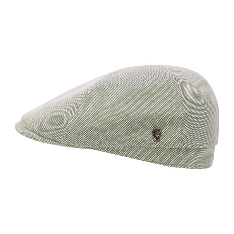 City Sport Zomer Flat Cap | Olijf Créme Gerstekorrel | www.pietkoopmans.nl