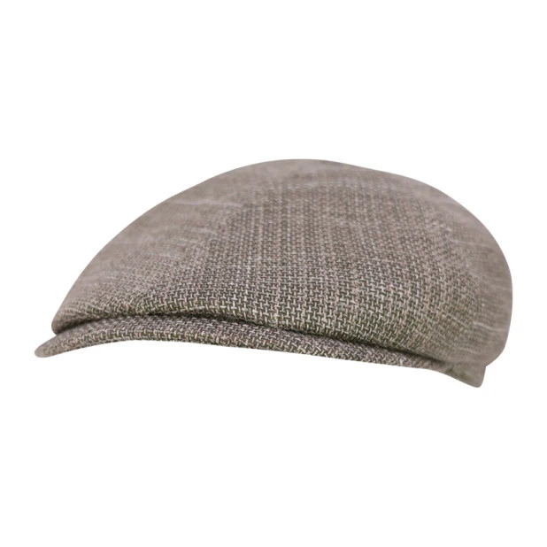 City Sport Zomer Flat Cap | Groen Geweven | www.pietkoopmans.nl