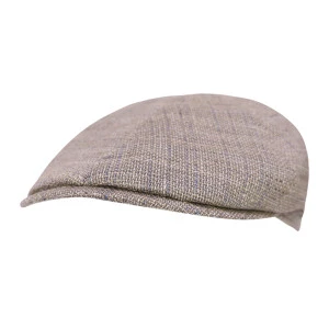 City Sport Zomer Flat Cap | Beige Geweven