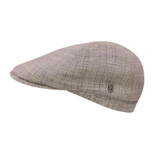 City Sport Zomer Flat Cap | Beige Geweven