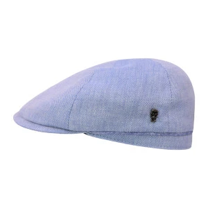 City Sport Linnen Flat Cap | Lichtblauw