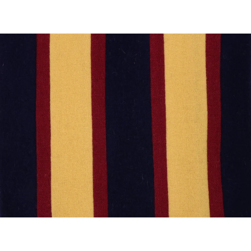 College Shawl Cambridge | Bordeaux Geel Navy | www.pietkooopmans.nl