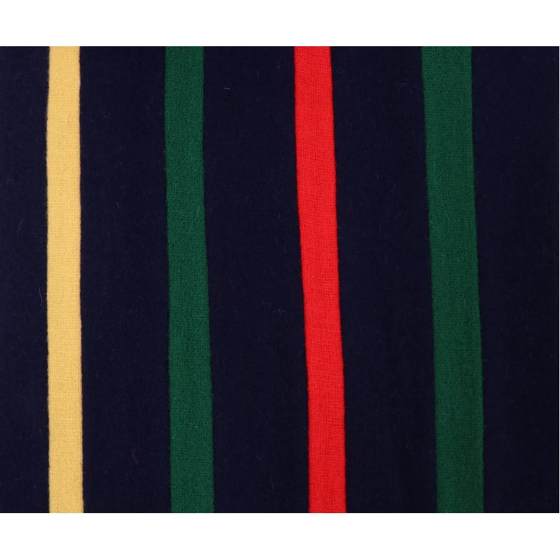 College Shawl Coventry | Groen Rood Geel Navy | www.pietkooopmans.nl