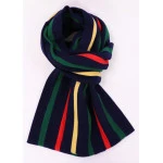 College Shawl Coventry | Groen Rood Geel Navy | www.pietkooopmans.nl