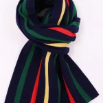 College Shawl Coventry | Groen Rood Geel Navy | www.pietkooopmans.nl