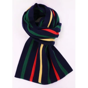 College Shawl Coventry | Groen Rood Geel Navy