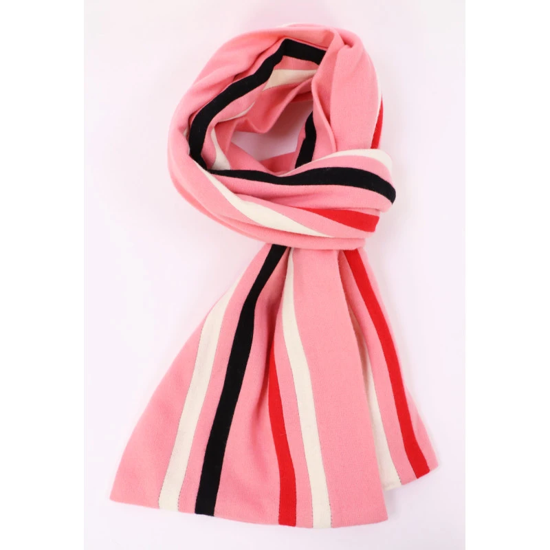 College Shawl Hasting | Roze Room Rood Zwart | www.pietkooopmans.nl