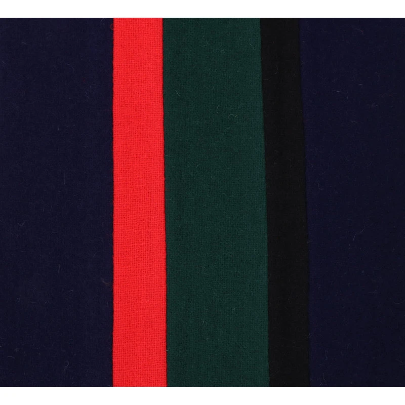 College Shawl Leeds | Groen Rood Navy | www.pietkooopmans.nl