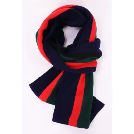 College Shawl Leeds | Groen Rood Navy