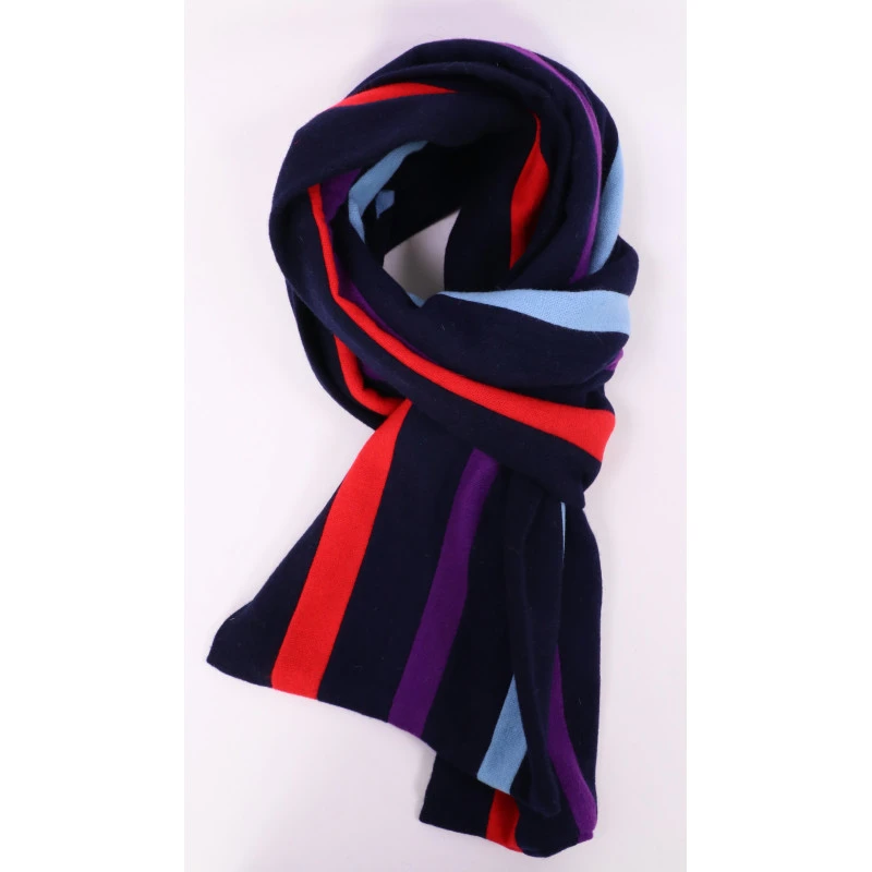 College Shawl Liverpool | Rood Paars Blauw | www.pietkooopmans.nl