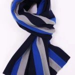 College Shawl Metropolitan | Kobalt Grijs | www.pietkooopmans.nl