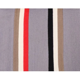 College Shawl Plymouth | Lichtgrijs Beige Zwart Rood