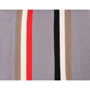 College Shawl Plymouth | Lichtgrijs Beige Zwart Rood